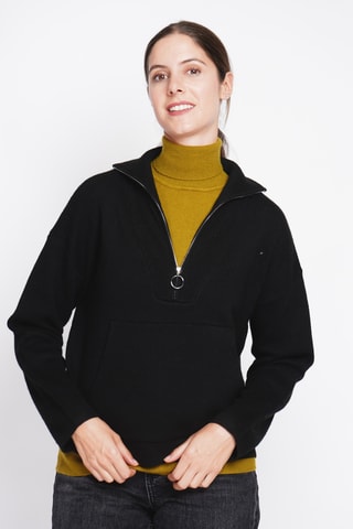 Oversized trui - Zwart