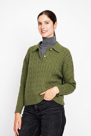 Camisola oversize - Caqui