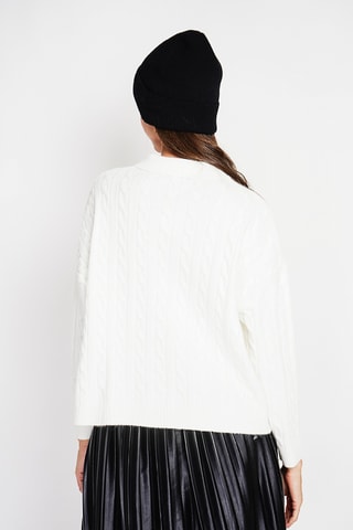 Camisola oversize - Branco