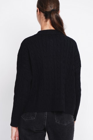 Camisola oversize - Preto