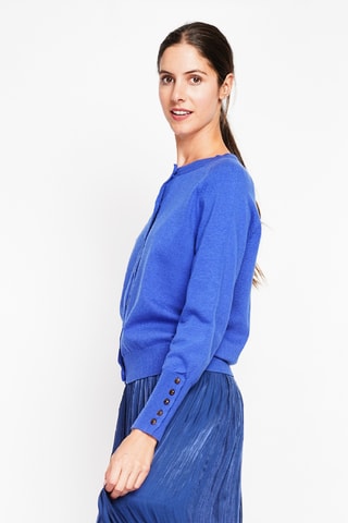 Oversized vest - Koningsblauw