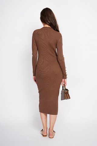 Trui-jurk - Bruin