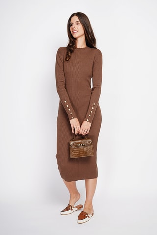 Trui-jurk - Bruin