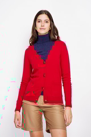 Oversized vest - Rood
