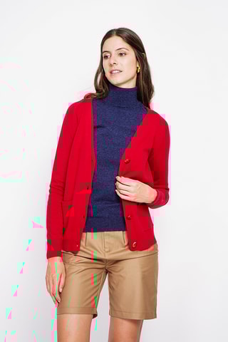 Oversized vest - Rood