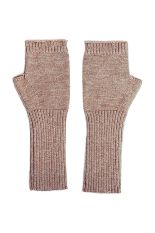 Vingerloze Handschoenen Beige