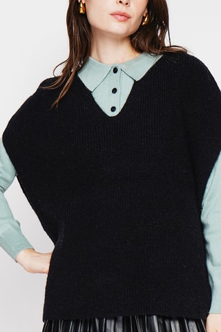 Oversized Top - Zwart