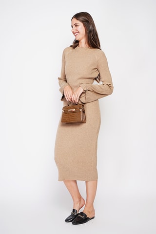 Trui-jurk - Camel