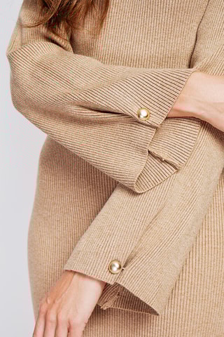 Trui-jurk - Camel