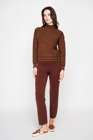 Pull oversize - Marron
