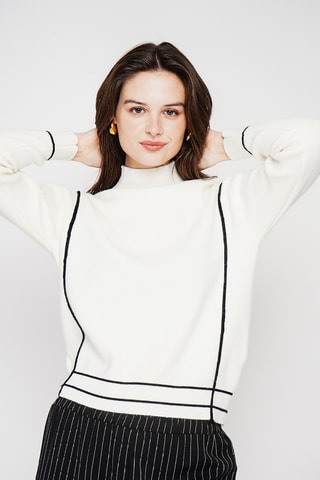 Pull oversize - Blanc