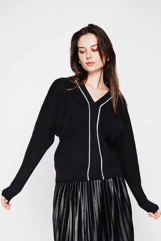 Camisola oversize - Preto