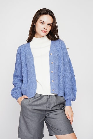 Oversized vest - Blauw