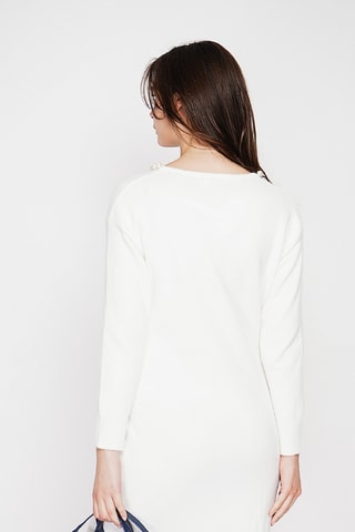 Trui-jurk - Wit