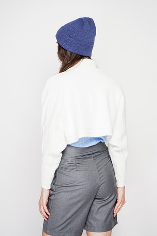 Pull court - Blanc