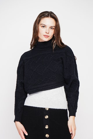 Pull court - Noir