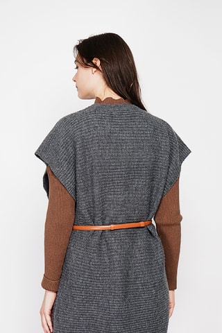Trui-jurk oversized - Grijs