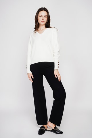 Oversized trui - Wit