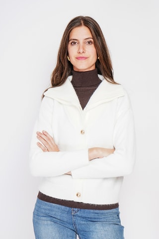 Oversized vest - Wit