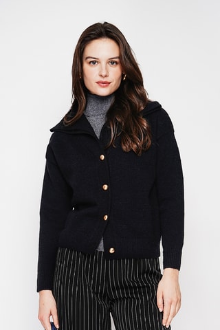 Oversized vest - Zwart