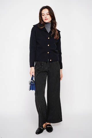 Oversized vest - Zwart