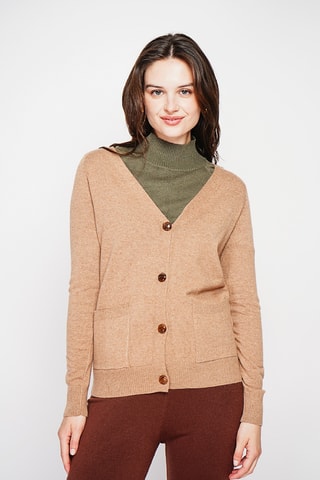 Oversized vest - Camel