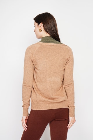 Oversized vest - Camel