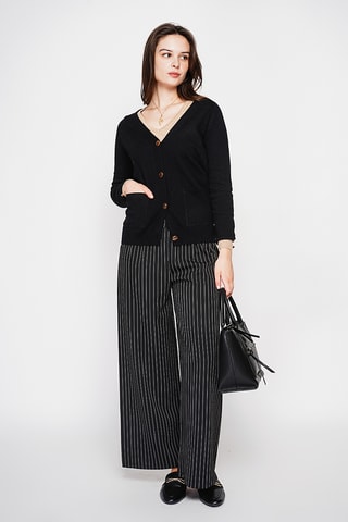 Oversized vest - Zwart
