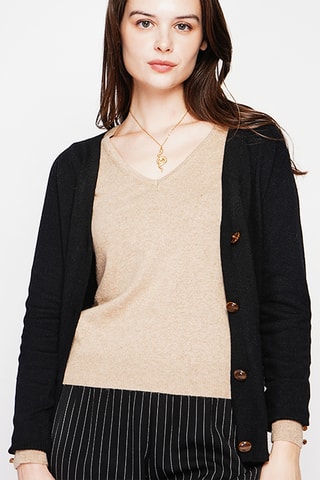 Oversized vest - Zwart