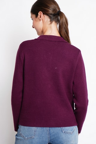 Oversized Jasje - Bordeauxrood