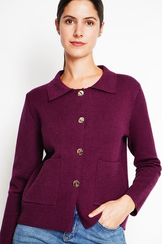 Oversized Jasje - Bordeauxrood