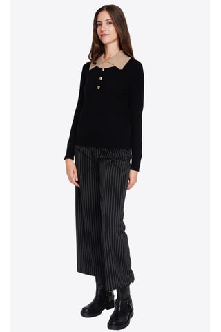 Camisola oversize - Preto