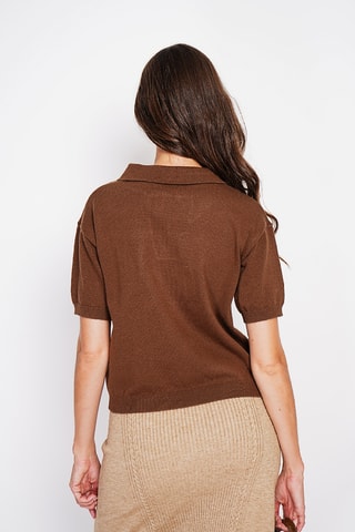 Camisola oversize - Castanho