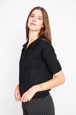 Camisola oversize - Preto