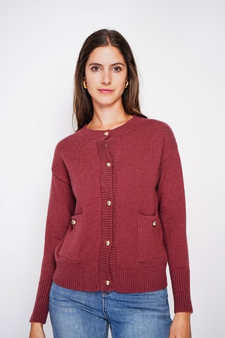 Vest - Bordeauxrood