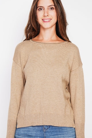 Camisola oversize - Camel