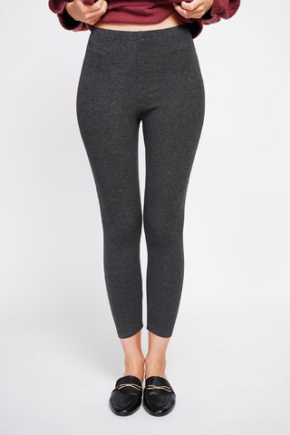 Legging Hoge Taille - Gemêleerd Donkergrijs