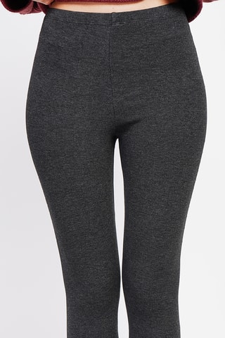 Legging Hoge Taille - Gemêleerd Donkergrijs