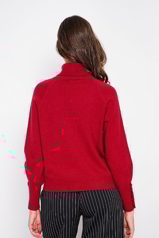 Oversized trui - Bordeauxrood