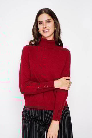 Oversized trui - Bordeauxrood
