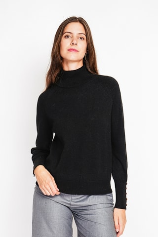 Oversized trui - Zwart