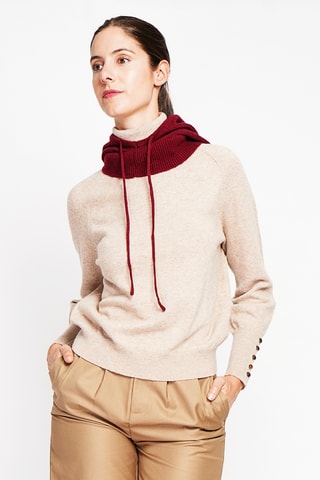 Oversized trui - Beige