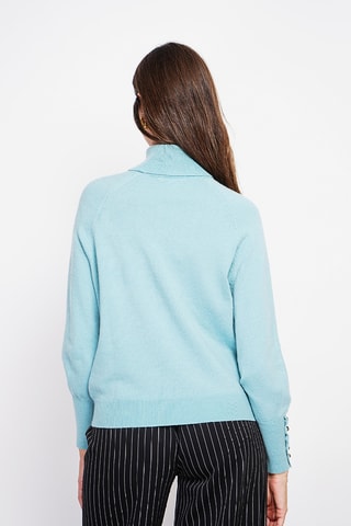 Oversized trui - Turquoise