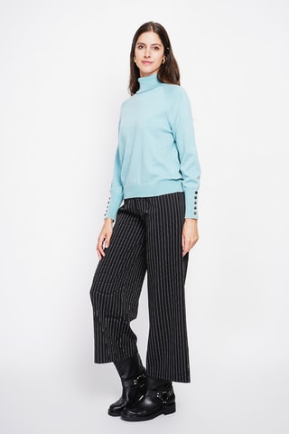 Oversized trui - Turquoise
