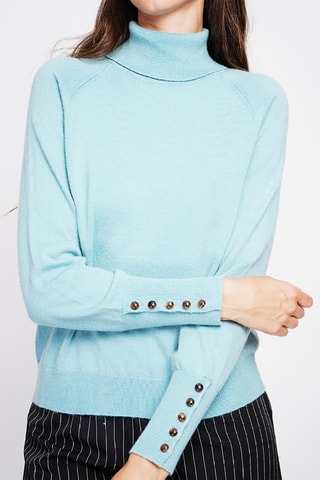 Oversized trui - Turquoise