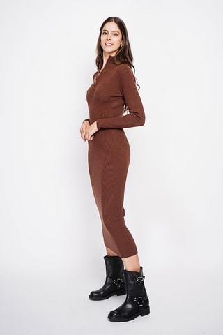 Trui-jurk - Bruin