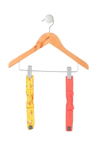 2 fitas para cabelo Ebanda - Amarelo e vermelho - Elle est où la mer