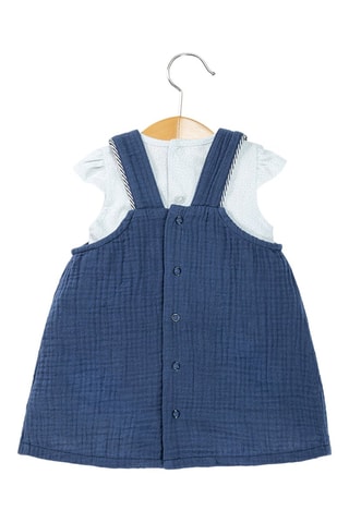 Vestido Cazal - Azul e branco - Terre de Marins