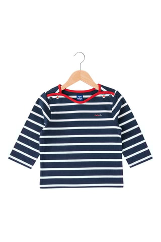 T-shirt Pestelo - Índigo e branco