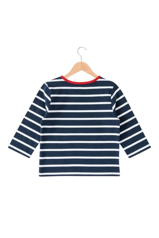 T-shirt Pestelo - Índigo e branco
